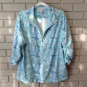 Breckenridge Woman Zip Front Jacket 1X New Post🛍️